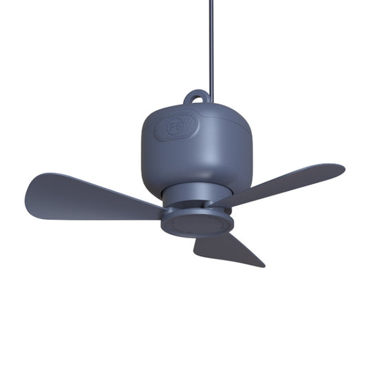 USB Plug-in Version Small Ceiling Fan Camping Outdoor Portable Hanging Fan(Blue) - Electric Fans by buy2fix | Online Shopping UK | buy2fix