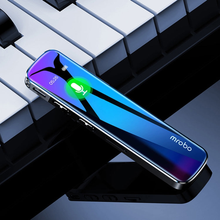Mrobo RV-19 0.96-inch HD Screen 3D Noise Reduction Recording Pen Music Player, Capacity: 64GB(Black) - Recording Pen by Mrobo | Online Shopping UK | buy2fix