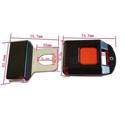 Car Seat Belt Buckle Accessories(Welded Lock Tongue + Lock Buckle) - Seat Belts & Padding by buy2fix | Online Shopping UK | buy2fix