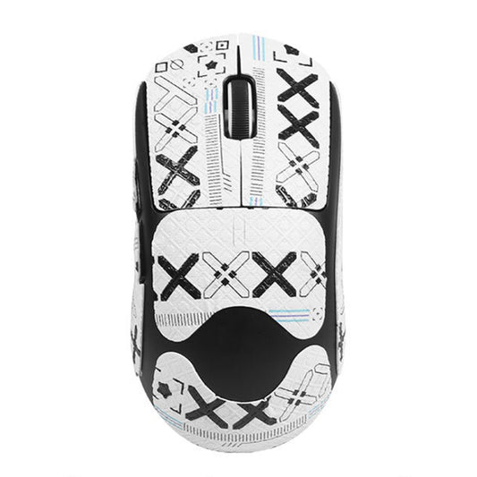 For Logitech GPW 2-Generation Mouse Anti-Slip Stickers Absorb Sweat Paste, Color: White Print Fully Surround - Silicone / Sticker by buy2fix | Online Shopping UK | buy2fix