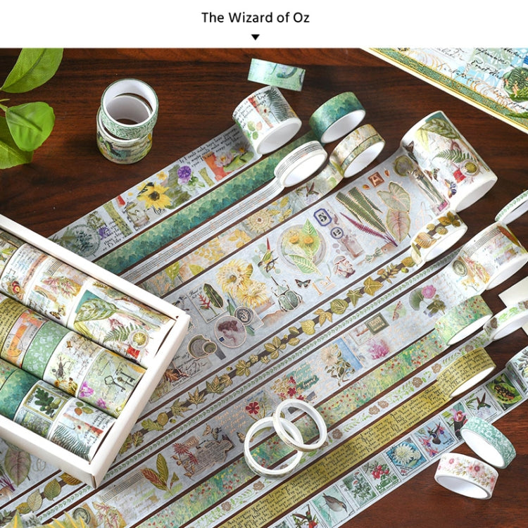 27rolls /Box Long Season Washi Tape DIY Scrapbook Stickers(Wild Adventure) - Handbook Decorative Stickers by buy2fix | Online Shopping UK | buy2fix