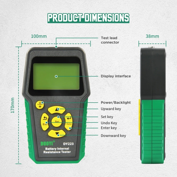 DUOYI DY223 Electrical Vehicle Voltage Testing And Fault Diagnostic Instrument(Test Clip+Guage Pen+Clip Base) - Code Readers & Scan Tools by DUOYI | Online Shopping UK | buy2fix