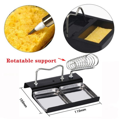 65W Welding Mini Constant Temperature Table LED Light Display, Model: With Stand + Clean Sponge - Electric Soldering Iron by buy2fix | Online Shopping UK | buy2fix