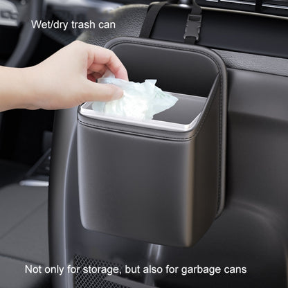 Car Seat Storage Bag With Waterproof Bucket Car Storage Multifunctional Trash Can(Red) - Stowing Tidying by buy2fix | Online Shopping UK | buy2fix
