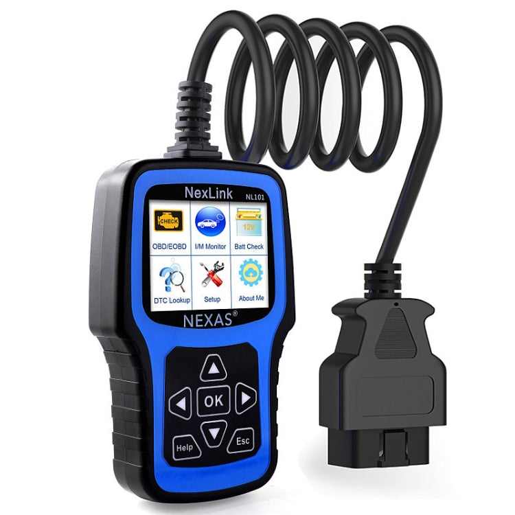 Nexas NL101 Universal OBD2 Scanner Diagnostic Tool & Battery Tester With OBDII - Code Readers & Scan Tools by Nexas | Online Shopping UK | buy2fix