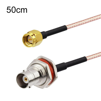 50cm SMA Male To BNC Waterproof Female RG316 Coaxial RF Adapter Cable - Connectors by buy2fix | Online Shopping UK | buy2fix