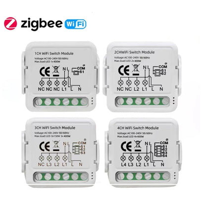 2CH Zigbee Smart Switch Module For Alexa / Google Home / Tuya Smart Life APP - Smart Switch by buy2fix | Online Shopping UK | buy2fix