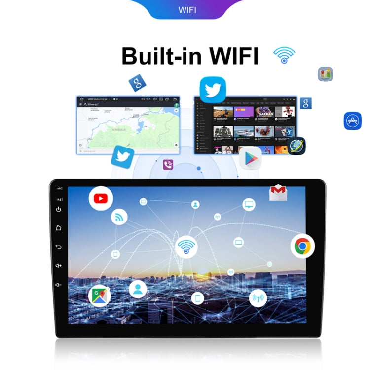 Universal 9 Inch 8 Core CarPlay Android Navigation Car Center Control All-In-One Monitor, Memory: 2+32G(Standard) - Car MP3 & MP4 & MP5 by buy2fix | Online Shopping UK | buy2fix