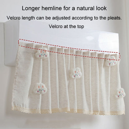 Air Conditioner Windshield Anti-Direct Blow Baby Windshield Curtain Dust Cover, Model: Vertical White Rabbit - Air Conditioning & Accessories by buy2fix | Online Shopping UK | buy2fix