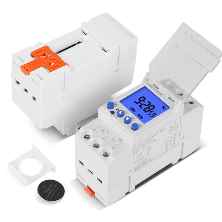 SINOTIMER TM928SAKL 85-265V 16A  1 Second to 168 Hours Programmable Electronic Time Switch - Switch by SINOTIMER | Online Shopping UK | buy2fix