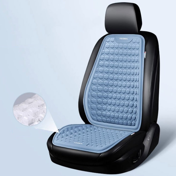 HELLOLEIBOO Car Gel Ice Cushion Four Seasons Universal Breathable Seat Cushion, Color: Cushion+Backrest Double Layer Blue - Seat Accessories by HELLOLEIBOO | Online Shopping UK | buy2fix