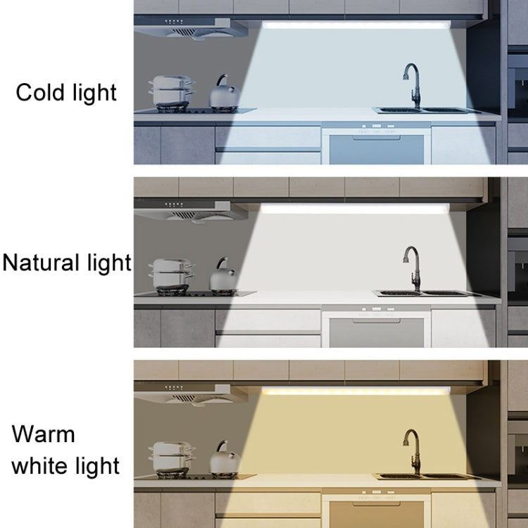 10cm LED Human Sensor Emergency Light USB Tri-color Dimmable Cabinet Lamp - Sensor LED Lights by buy2fix | Online Shopping UK | buy2fix