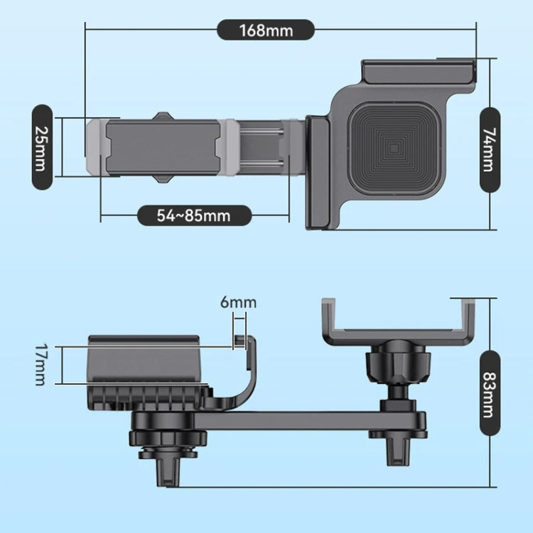 SHUNWEI Car Navigation Screen Floating Mobile Phone Holder, Style: Magnetic Type - Car Holders by SHUNWEI | Online Shopping UK | buy2fix