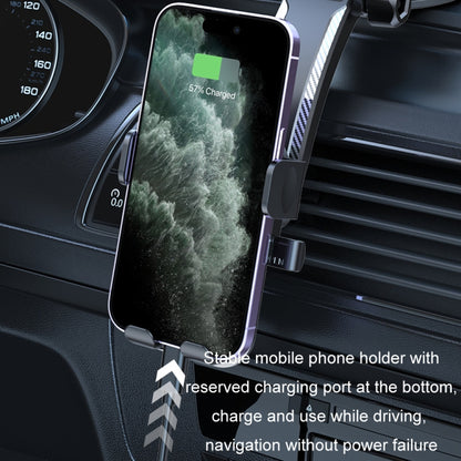 Car Suction Cup Dashboard Automatic Lock Mobile Phone Holder, Style: Glossy Telescopic Base - Car Holders by buy2fix | Online Shopping UK | buy2fix