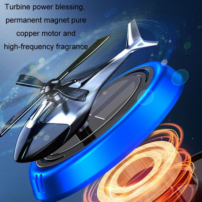 Car-Mounted Solar Rotating Airplane Aromatherapy Ornaments(Blue) - Air Freshener by buy2fix | Online Shopping UK | buy2fix