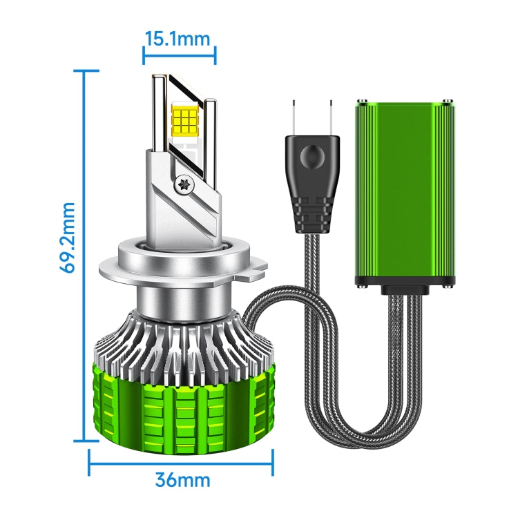 100W LED Double Copper Tube Aluminum Alloy Waterproof Car Headlight, Bulb: 9006 - LED Headlamps by buy2fix | Online Shopping UK | buy2fix