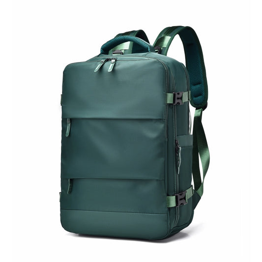 WEIXIER B692 Large Capacity Shoulder Bag Business Travel Computer Backpack(Green) - Double-shoulder Bags by WEIXIER | Online Shopping UK | buy2fix