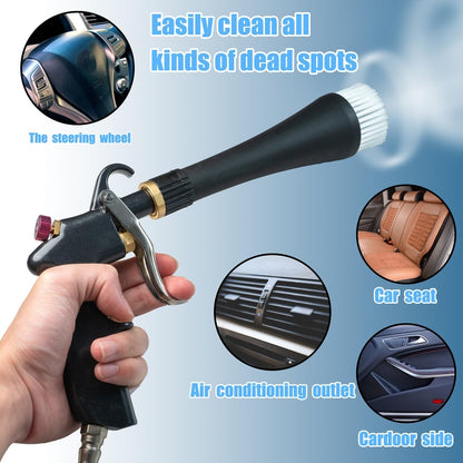 High Pressure Car Interior Cleaning Gun with Bearing Car Beauty Dust Removal Brush(JON060608) - Car Washer & Accessories by buy2fix | Online Shopping UK | buy2fix