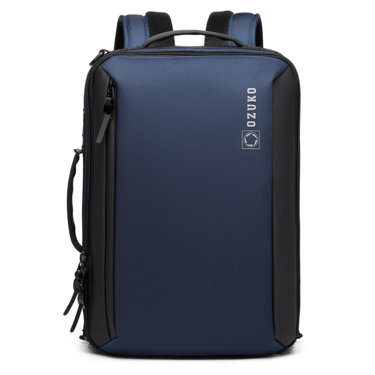 Ozuko Business Laptop USB Backpack Men Schoolbag(Dark Blue) - Backpack by ozuko | Online Shopping UK | buy2fix