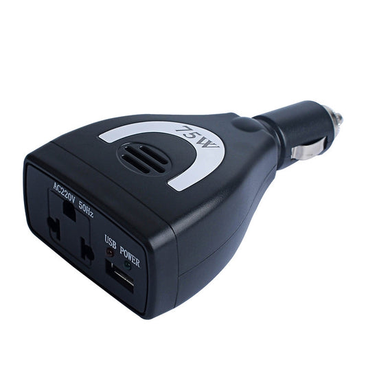 Meind 75W Mini Car Inverter Charger(12V To 110V) - Modified Square Wave by Meind | Online Shopping UK | buy2fix