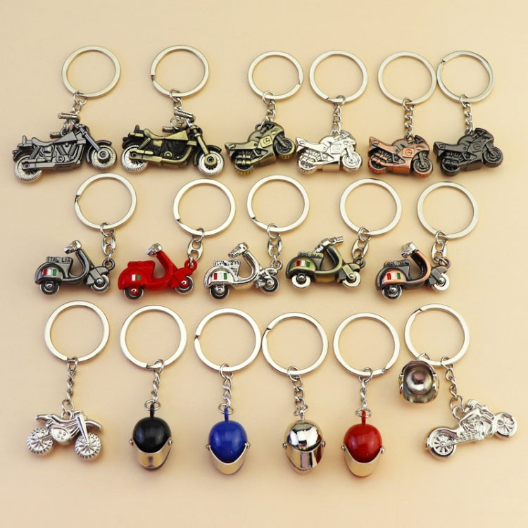 Simulation Cool Motorcycle Keychain Metal Decoration Pendant, Style: X-224 Blue - Key Rings by buy2fix | Online Shopping UK | buy2fix