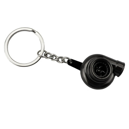 Car Tuning Accessories Turbo Keychain Decorative Pendant, Style: Small Black - Key Rings by buy2fix | Online Shopping UK | buy2fix