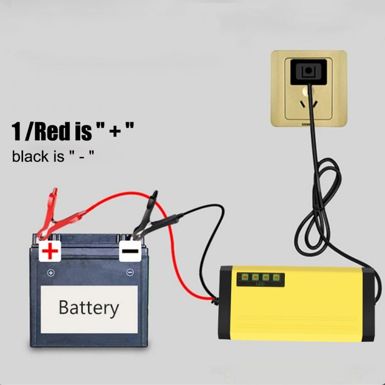 12V 2A  3AH-20AH Puls Repair Charger Motorcycle Car Battery Charger(US Plug) - Battery Charger by buy2fix | Online Shopping UK | buy2fix