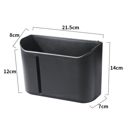 Multifunctional Car Seat Back Storage Box Rear Seat Tissue and Beverage Rack(Black) - Stowing Tidying by buy2fix | Online Shopping UK | buy2fix