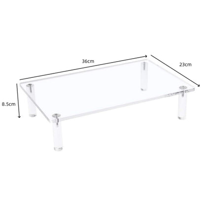 YX136 Desktop Acrylic Laptop / Printer Raised Stand - Laptop Stand by buy2fix | Online Shopping UK | buy2fix