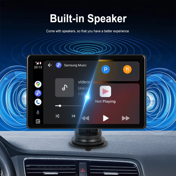 8-inch Car Full Touch Screen Player Supports Horizontal and Vertical CarPlay / Android Auto, Spec: With Camera - Car MP3 & MP4 & MP5 by buy2fix | Online Shopping UK | buy2fix