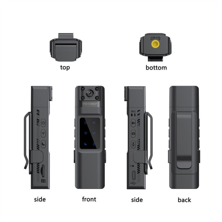 WIFI HD Night Vision Chest-Worn Work Recorder Cycling Camera, Model: L13+32G TF Card - Video Cameras by buy2fix | Online Shopping UK | buy2fix