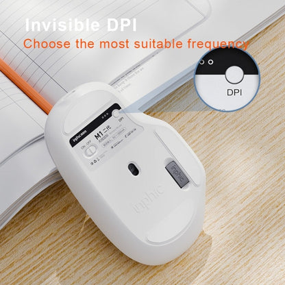 Inphic M1 2nd Generation Wireless Mice Rechargeable Mute Business Office Home Laptop Mouse, Color: 2.4G White - Wireless Mice by Inphic | Online Shopping UK | buy2fix