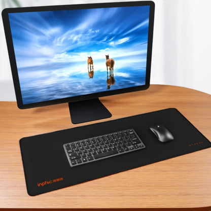 Inphic PD100 Anti-slip Washable Mouse Pad Computer Desk Pad, Size: 30x70cm(Black) - Mouse Pads by Inphic | Online Shopping UK | buy2fix