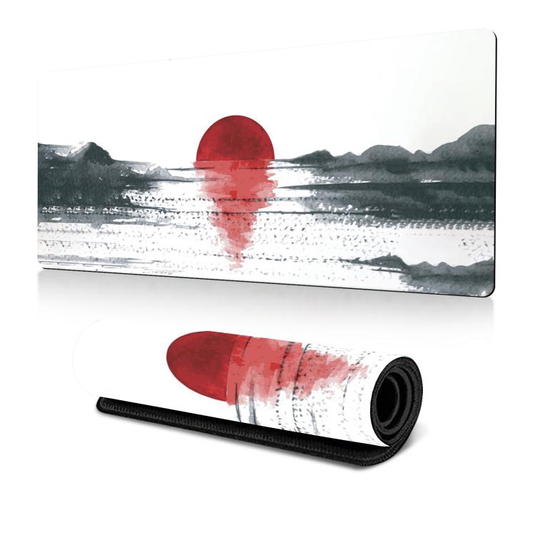 400x900x2mm Ink Painting Cherry Blossom Rubber Non-Slip Mouse Pad Desk Mat(Pattern 3) - Mouse Pads by buy2fix | Online Shopping UK | buy2fix