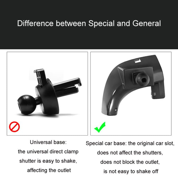 For Renault Car-Mounted Special Mobile Phone Navigation Bracket Base(16-19 Koleos) - Special Car Holders by buy2fix | Online Shopping UK | buy2fix