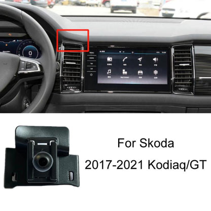 For Skoda Car Special Mobile Phone Navigation Bracket Base, Model: 17-21 Kodiaq/GT - Special Car Holders by buy2fix | Online Shopping UK | buy2fix