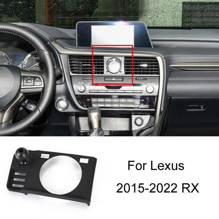 For Lexus Car Special Mobile Phone Navigation Bracket Base, Model: 15-22 RX - Special Car Holders by buy2fix | Online Shopping UK | buy2fix