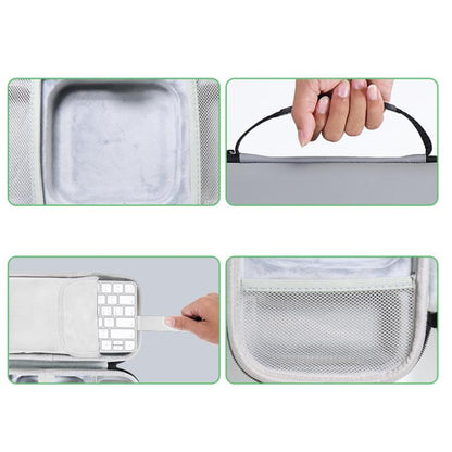 For Mac Mini M4 Pro Storage Bag Carrying Case Can Store Keyboard, Mouse(Pink) - MINI PC Accessories & Gadgets by buy2fix | Online Shopping UK | buy2fix