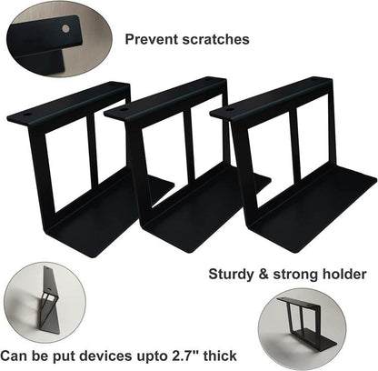 Under Desk Laptop Tablet Mini PC Storage Stand Metal Invisible Tray Rack, Height: 4.8cm - Laptop Stand by buy2fix | Online Shopping UK | buy2fix