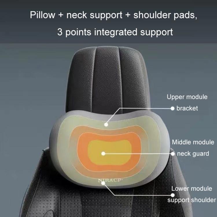 Car Mmemory Foam Support Driving Cushion, Color: Gray Lumbar Support - Seat Accessories by buy2fix | Online Shopping UK | buy2fix