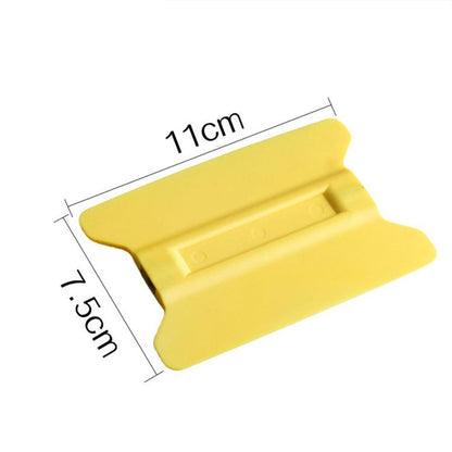 With Magnet Car Film Scraper Plastic Winged Scraper Tool(Yellow) - Sticker Tools by buy2fix | Online Shopping UK | buy2fix