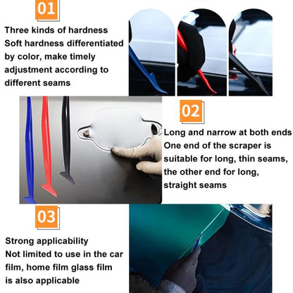 4pcs /Set Car Film Edge Trimmer Car Film Tool Seam Tucking Scraper - Sticker Tools by buy2fix | Online Shopping UK | buy2fix