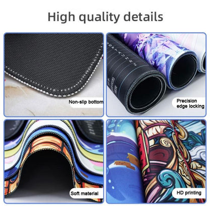 Large Abstract Mouse Pad Gamer Office Computer Desk Mat, Size: 300x600x2mm(Abstract Fluid 9) - Mouse Pads by buy2fix | Online Shopping UK | buy2fix