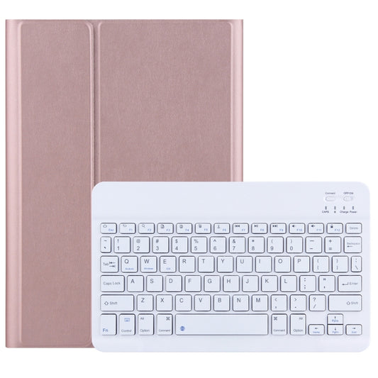 M10 2 in 1 Removable Bluetooth Keyboard + Leather Tablet Case with Holder for Lenovo Tab M10 TB-X505X (Rose Gold) - Lenovo Keyboard by buy2fix | Online Shopping UK | buy2fix