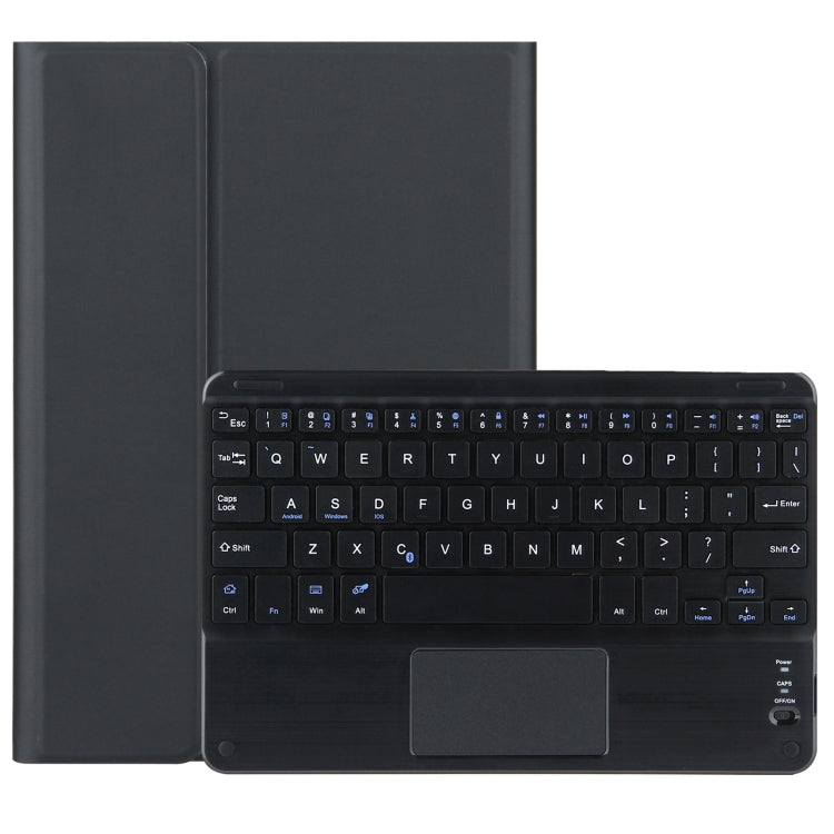 M10-C 2 in 1 Removable Bluetooth Keyboard + Leather Tablet Case with Touchpad & Holder for Lenovo Tab M10 TB-X505X (Black) - Lenovo Keyboard by buy2fix | Online Shopping UK | buy2fix