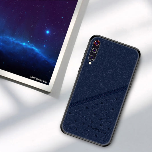 PINWUYO Full Coverage Waterproof Shockproof PC+TPU+PU Case for Xiaomi Mi 9(Blue) - Xiaomi Cases by dibase | Online Shopping UK | buy2fix