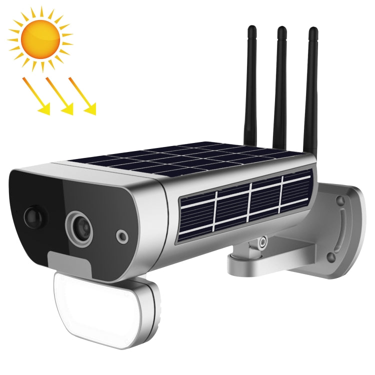 T8 1080P Full HD Solar Battery Ultra Low Power Sound Light Alarm Network Camera, Support Motion Detection, Night Vision, Two Way Audio, TF Card - Security by buy2fix | Online Shopping UK | buy2fix