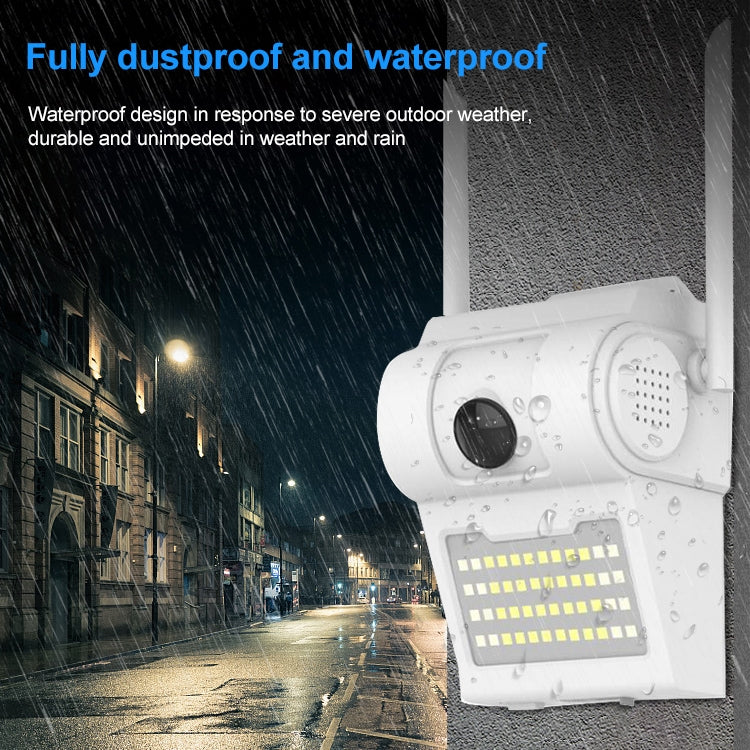 DP14 2.0 Million Pixels 1080P HD Wall Lamp Smart Camera, Support Full-color Night Vision / Motion Detection / Voice Intercom / TF Card, EU Plug - Security by buy2fix | Online Shopping UK | buy2fix