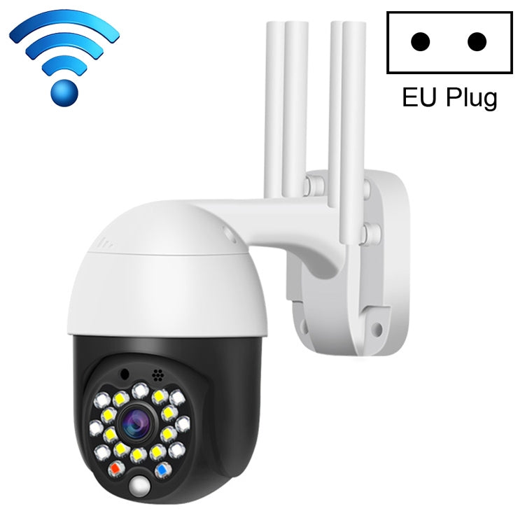 QX27 1080P WiFi High-definition Surveillance Camera Outdoor Dome Camera, Support Night Vision & Two-way Voice & Motion Detection(EU Plug) - Security by buy2fix | Online Shopping UK | buy2fix