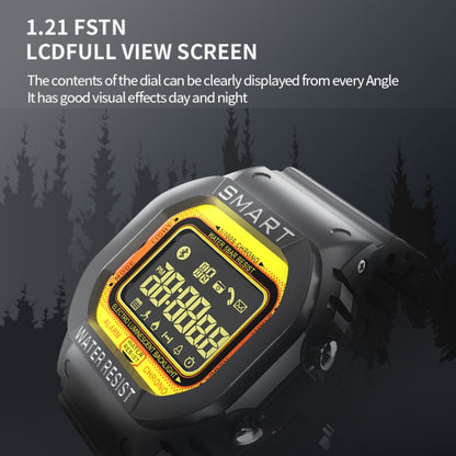 EX16T 1.21 inches LCD Screen Smart Watch 50m Waterproof, Support Pedometer / Call Reminder / Motion Monitoring / Remote Camera(Black) - Smart Wear by buy2fix | Online Shopping UK | buy2fix